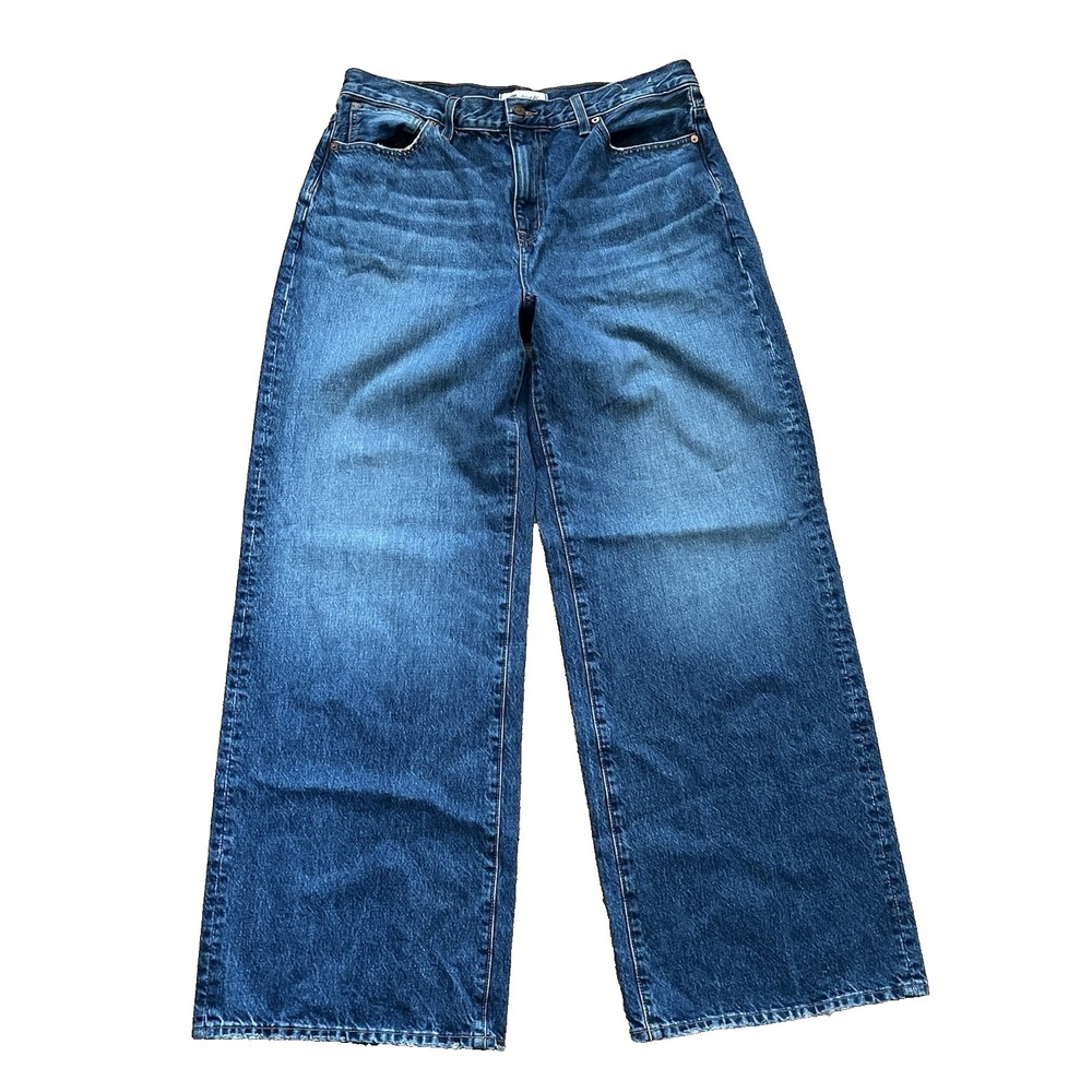 Madewell SuperWide-Leg Jeans Denim Size 31‎